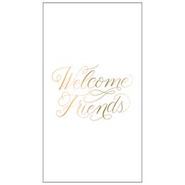 Welcome Friends Paper Towels