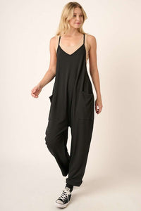 Relaxed French Terry Jumpsuit
