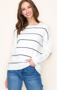 Cassidy Elbow Patch Sweater-sale