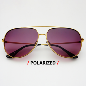 Max Polarized Gold/Purple Sunglasses
