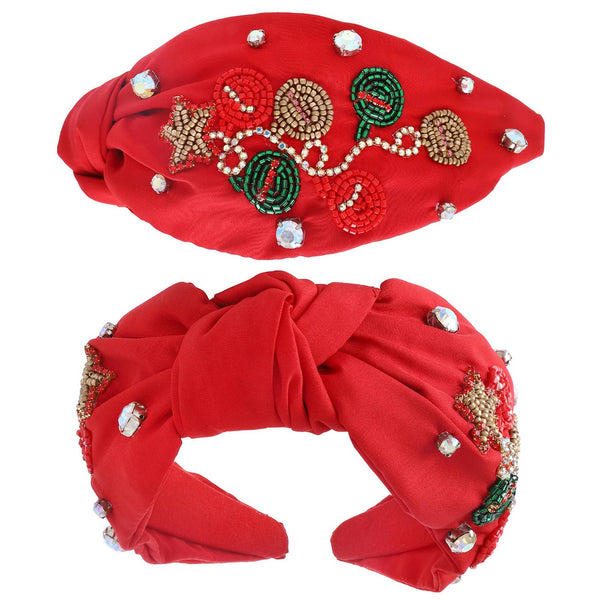 Christmas Beaded Headbands