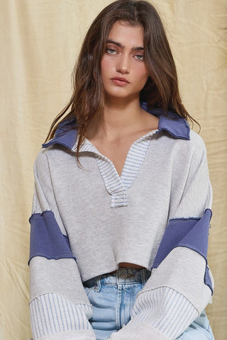 Kadie Color Block Crop