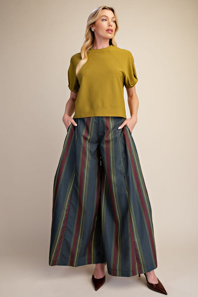 Stripe Palazzo Pants