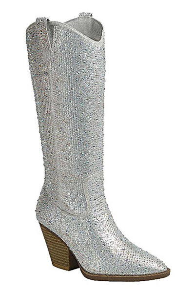 Rhinestone Western Boots