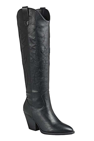 Casual Knee High Western Boots