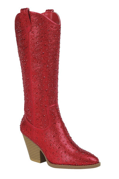 Rhinestone Western Boots