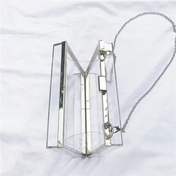 Acrylic Clear Box Clutch