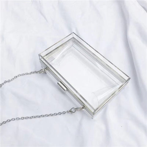 Acrylic Clear Box Clutch