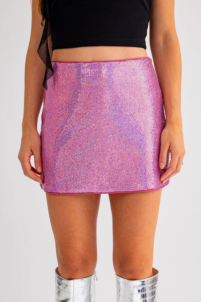 Lauren Sequin Mini Skirt