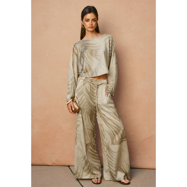 Tropical Leaf Lounge Top