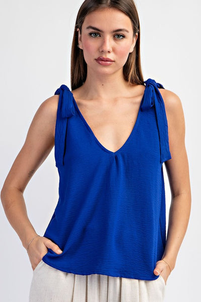 Shoulder Tie Top-sale