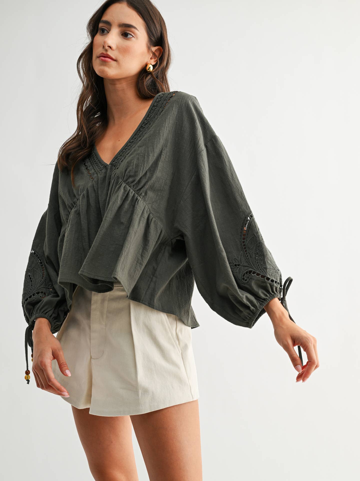 Boho Embroidered Blouse