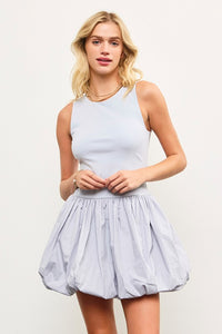 Josslyn Balloon Hem Mini Dress