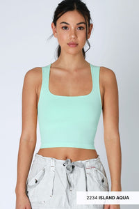 Clean Line Square Crop Top