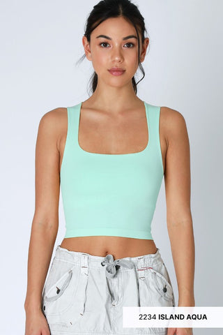 Clean Line Square Crop Top