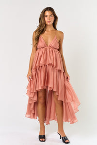 Layered Ruffle Dress