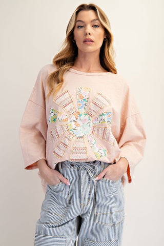 Patchwork Cotton Top