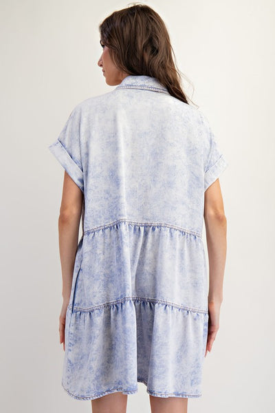 Tara Washed Denim Dress