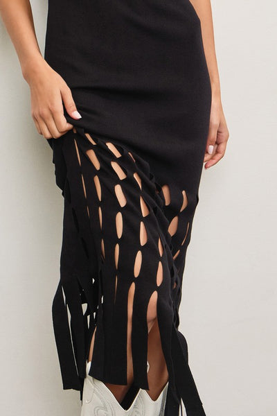 Fitted Fringe Dress