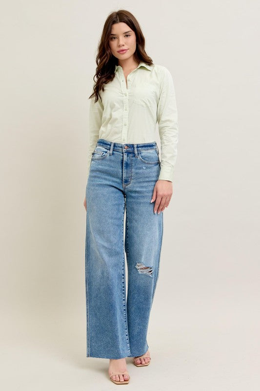 Retro Wide Leg Jeans
