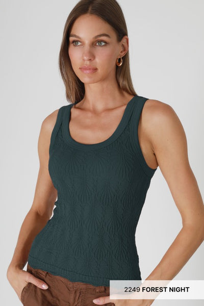Reversible Lace Textured Tank