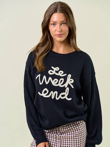 Le Weekend Sweater Top