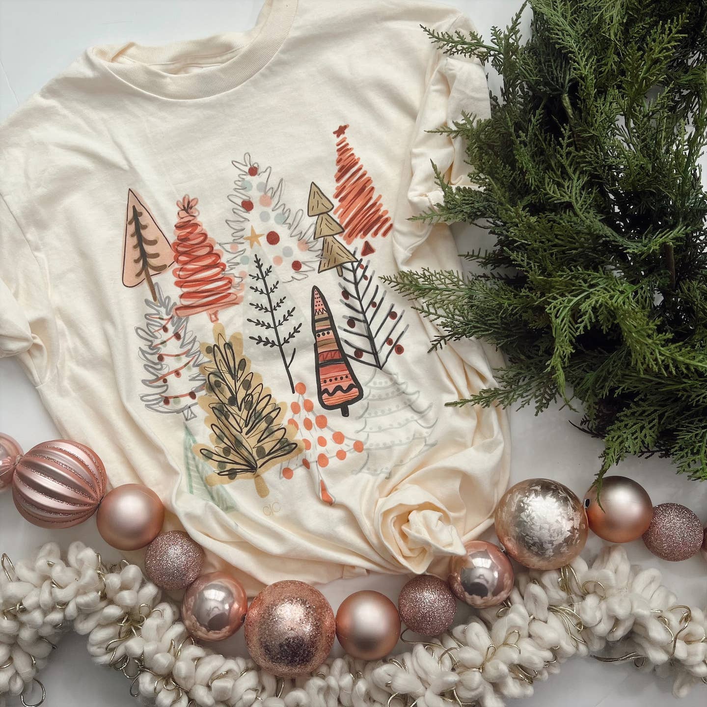 BOHO Christmas Tree Tee