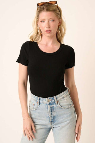 Round Neck Tee Bodysuit