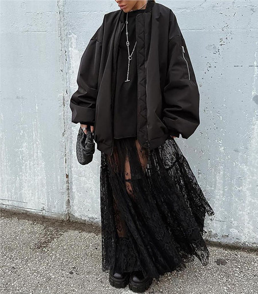 Lace Highwaist Bustier Skirt