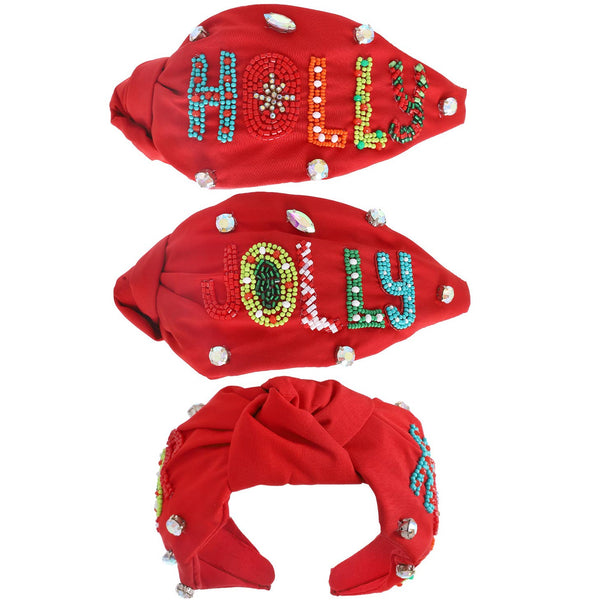 Christmas Beaded Headbands