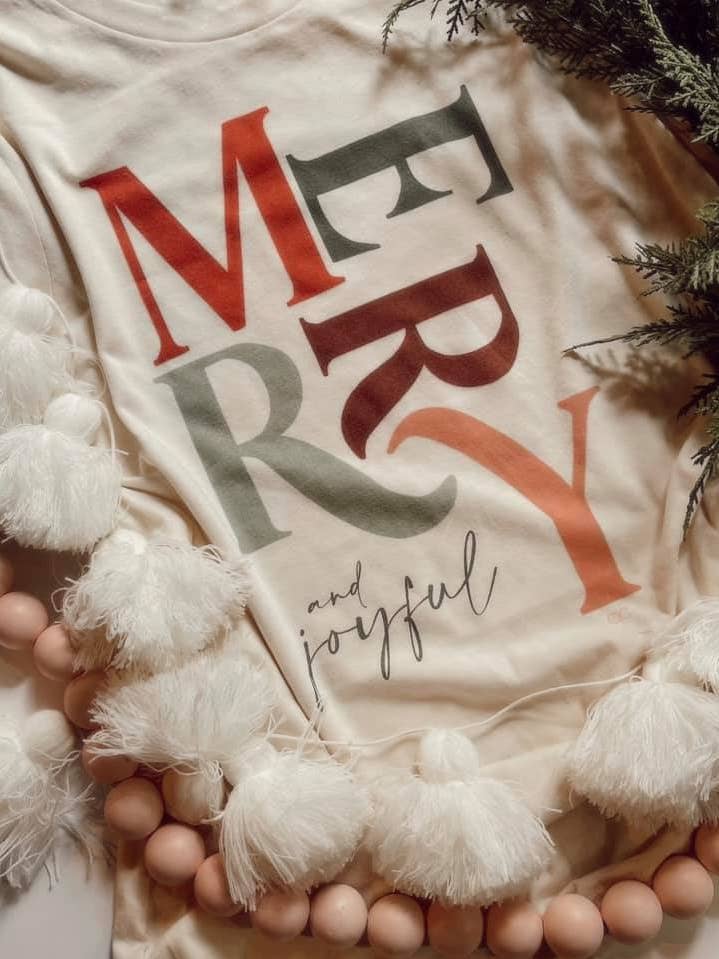 Merry & Joyful Tee