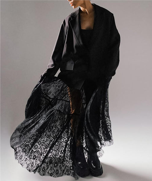 Lace Highwaist Bustier Skirt