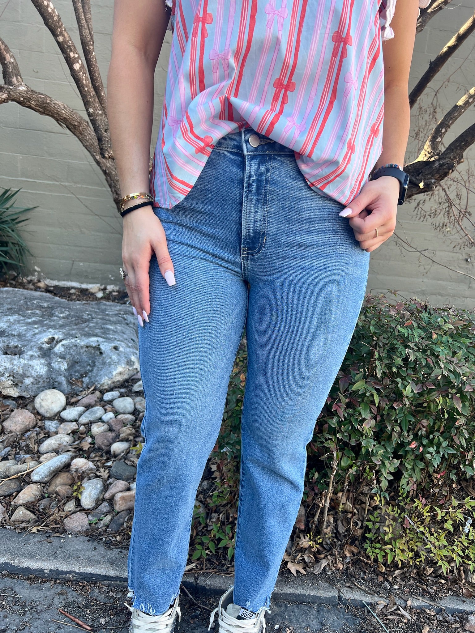 High Rise Vintage Straight Jeans