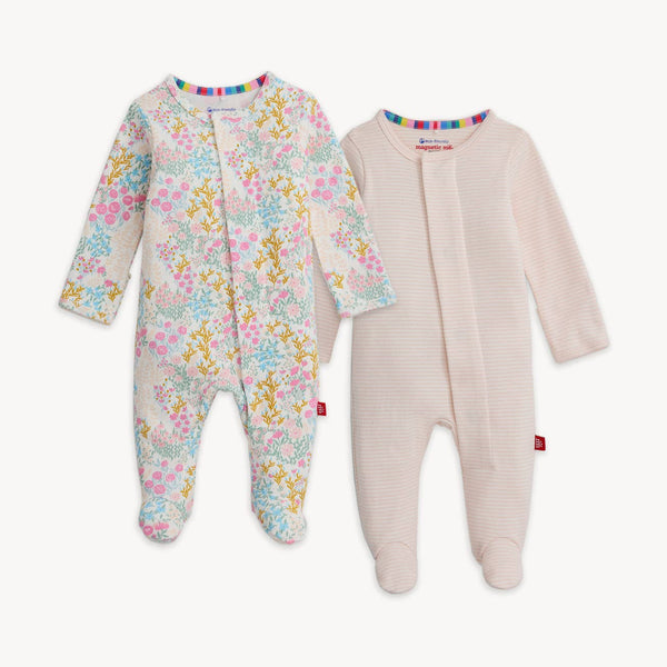 Organic Cotton Footie 2 Pack