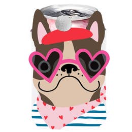 Frenchie Love Can Cooler