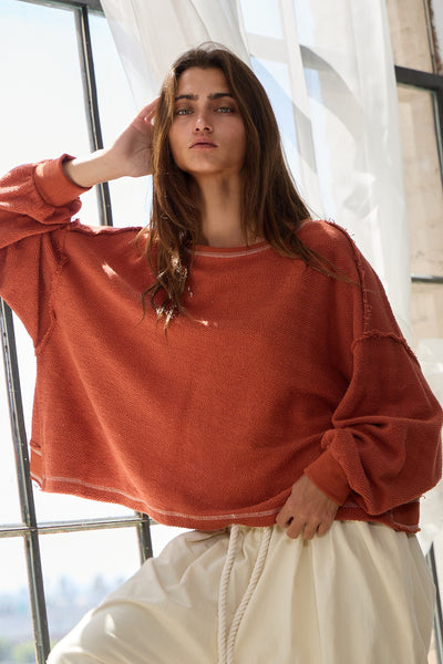Reverse Stitch Top