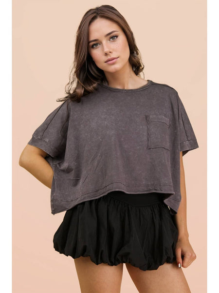 Comfy Cropped Knit Top