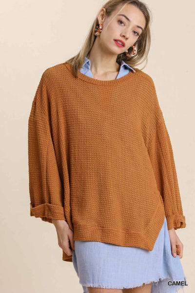 Brooklyn Waffle Knit Top