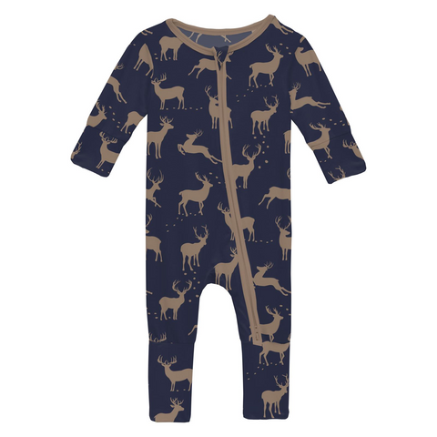 Peacock Elk Print Coverall