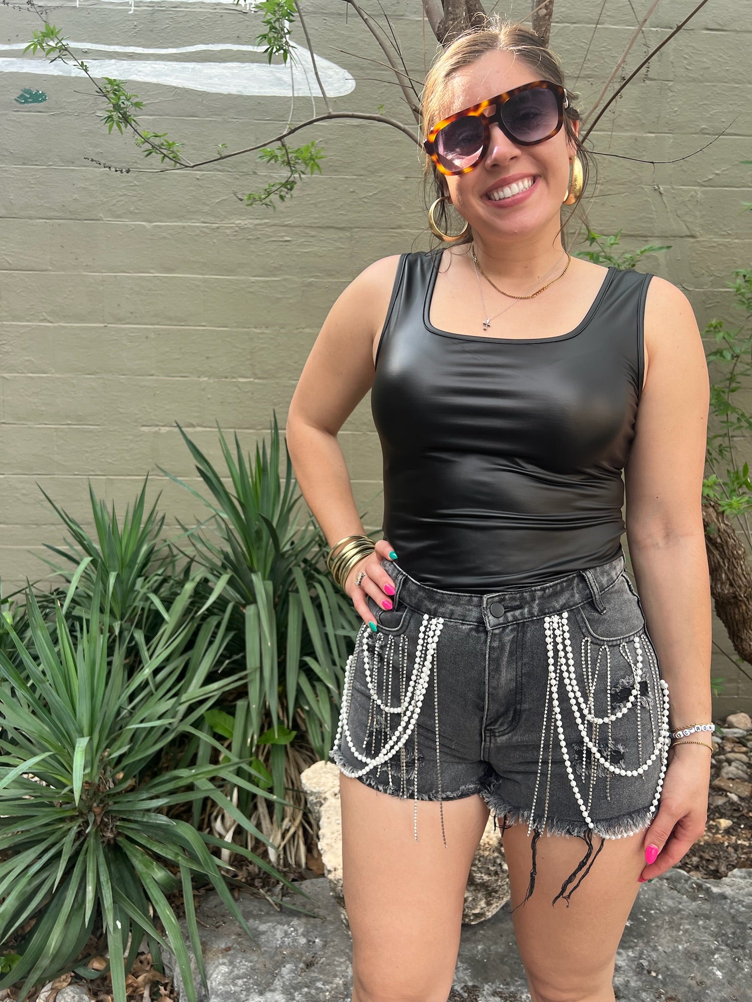 Leather Bodysuit