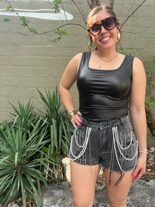 Leather Bodysuit