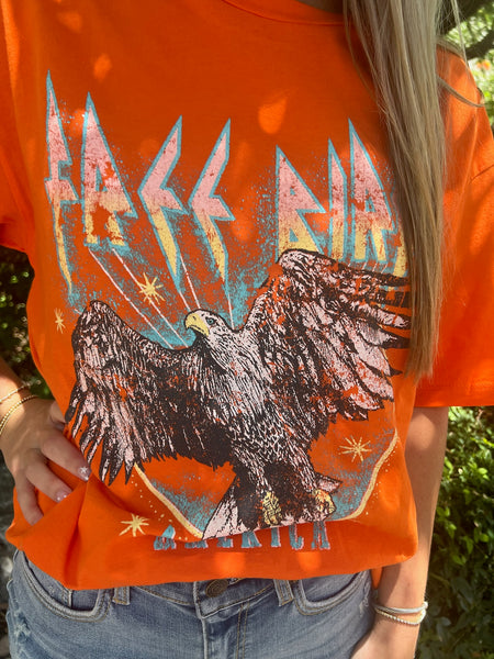 Washed Cotton Free Bird Tee