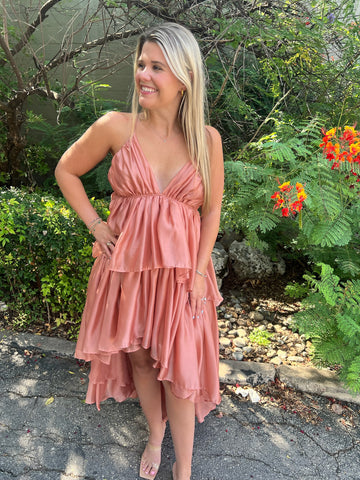 Layered Ruffle Dress