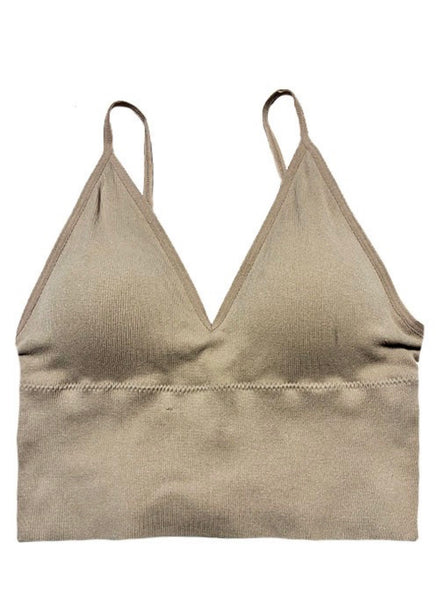 Ribbed Longline Bralette