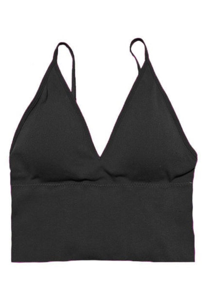 Ribbed Longline Bralette