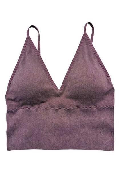 Ribbed Longline Bralette