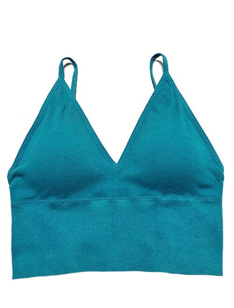 Ribbed Longline Bralette