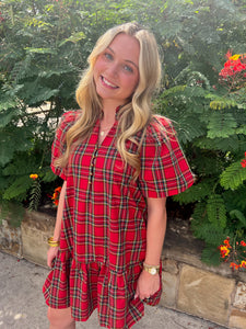 Avery Plaid Dress