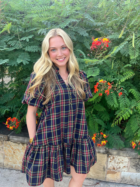 Avery Plaid Dress