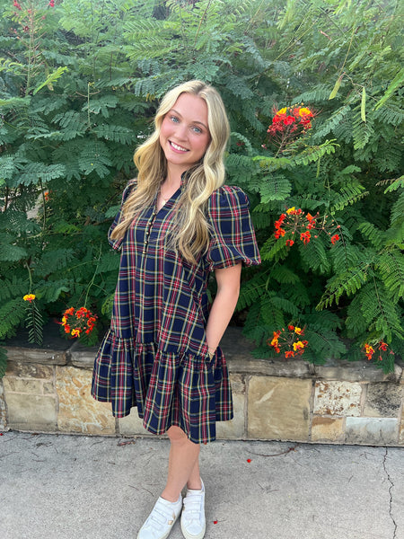 Avery Plaid Dress